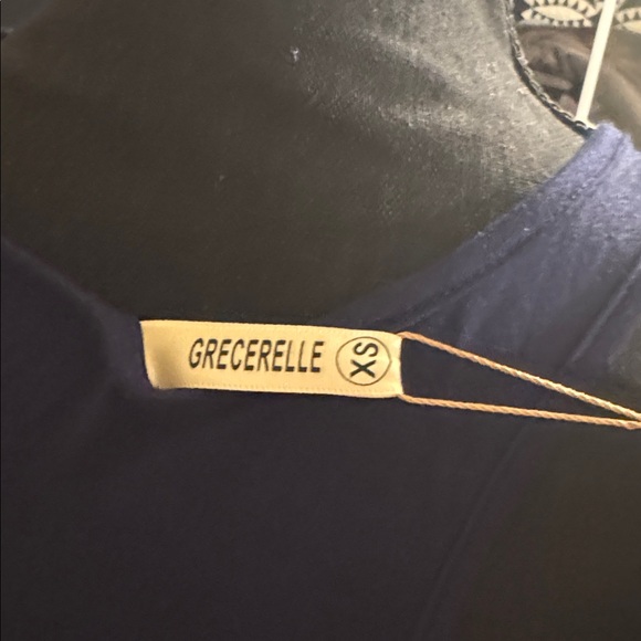 Navy Racerback Maxi Dress - Picture 2 of 3